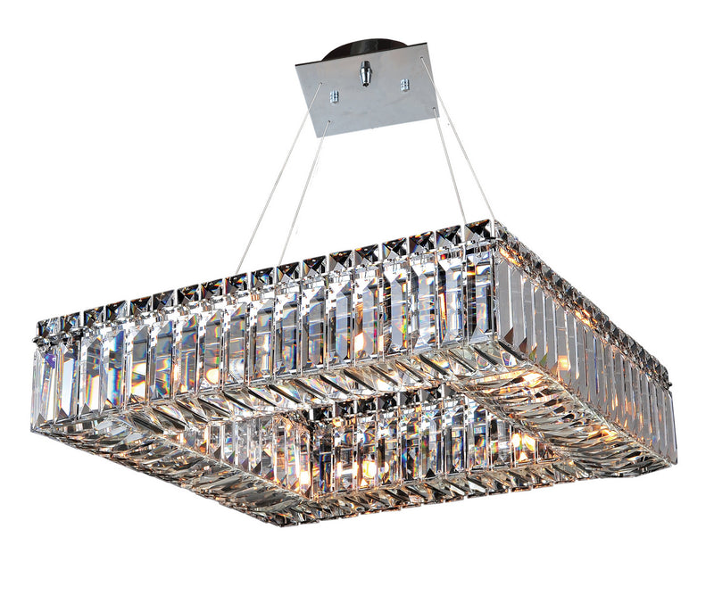 Allegri 11710-010-FR001 Eight Light Pendant, Chrome