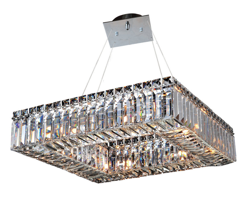Allegri 11710-010-FR001 Eight Light Pendant, Chrome