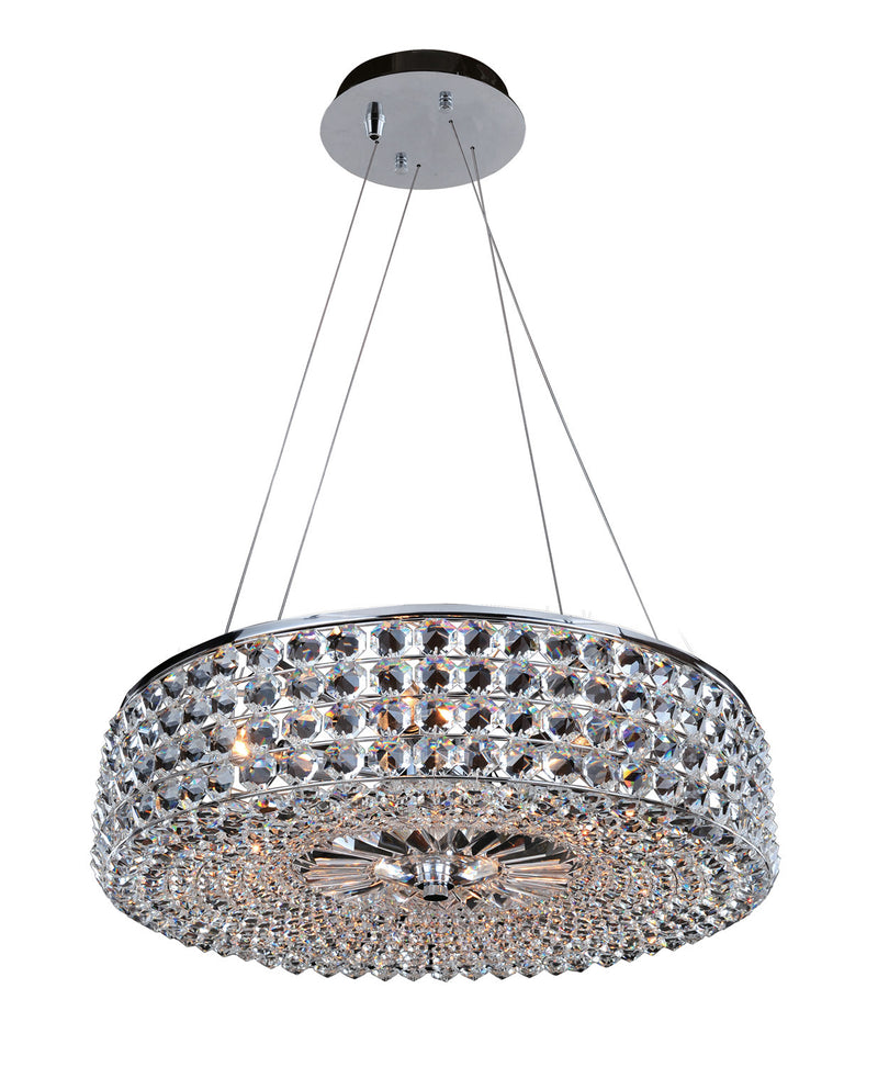 Allegri 11752-010-FR001 Six Light Pendant, Chrome