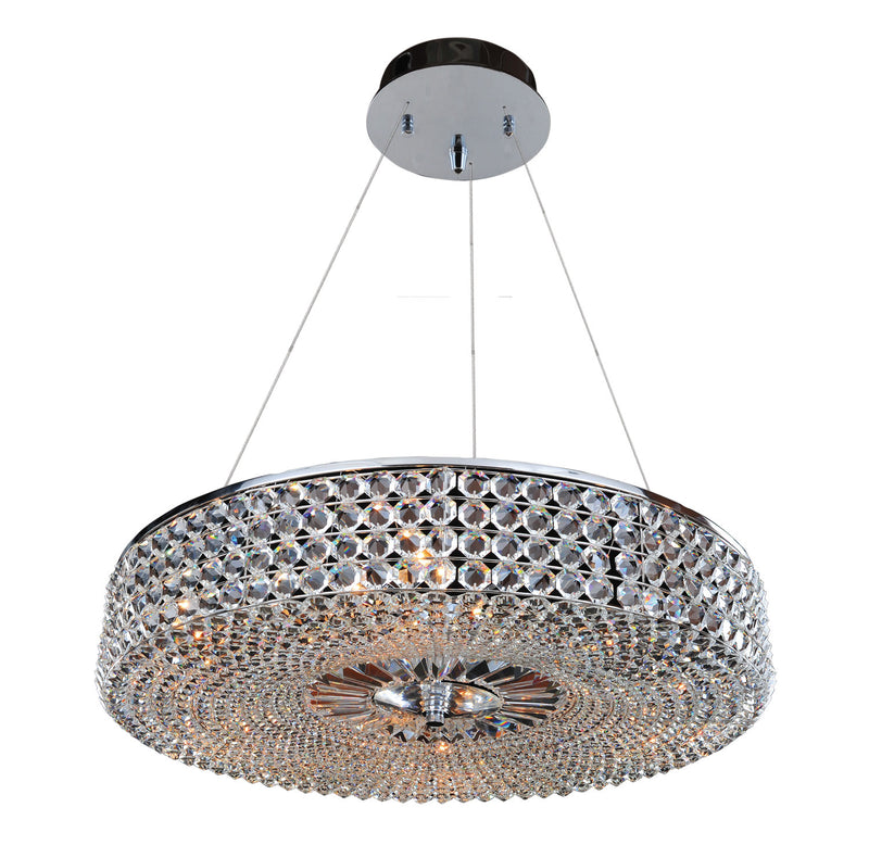 Allegri 11753-010-FR001 Nine Light Pendant, Chrome