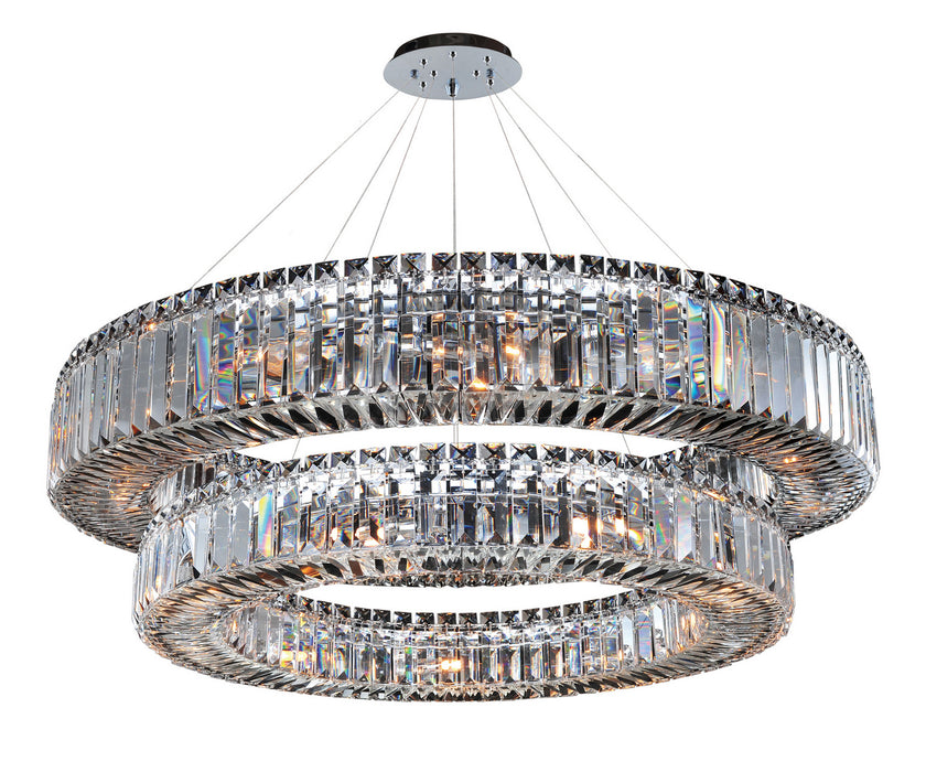 Allegri 11774-010-FR001 21 Light Pendant, Chrome