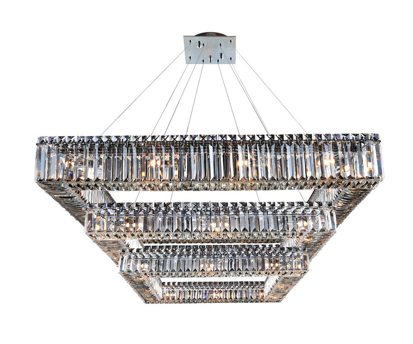Allegri 11780-010-FR001 36 Light Pendant, Chrome