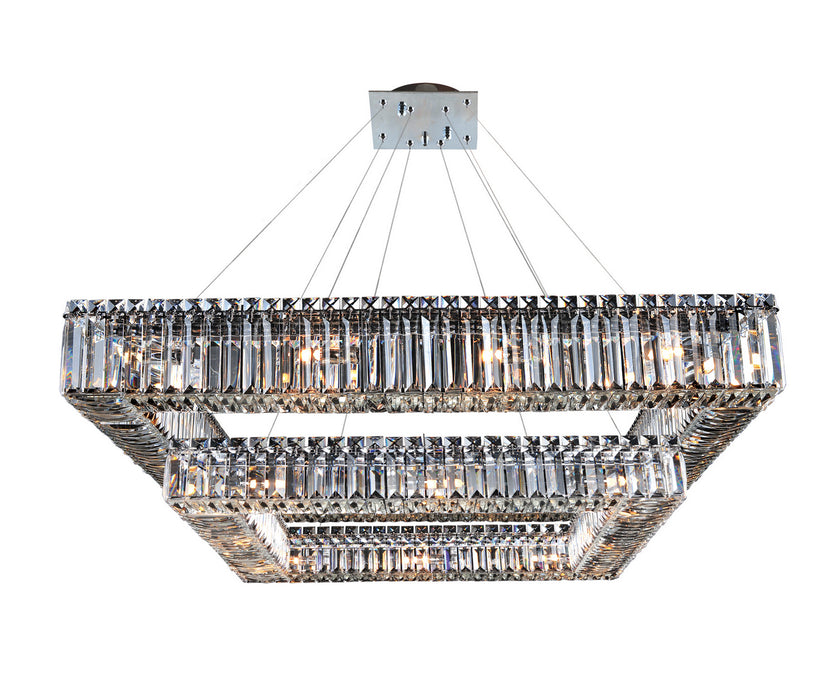 Allegri 11781-010-FR001 28 Light Pendant, Chrome