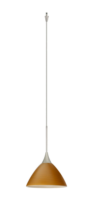 Besa XP-1743OK-SN Pendant, Satin Nickel