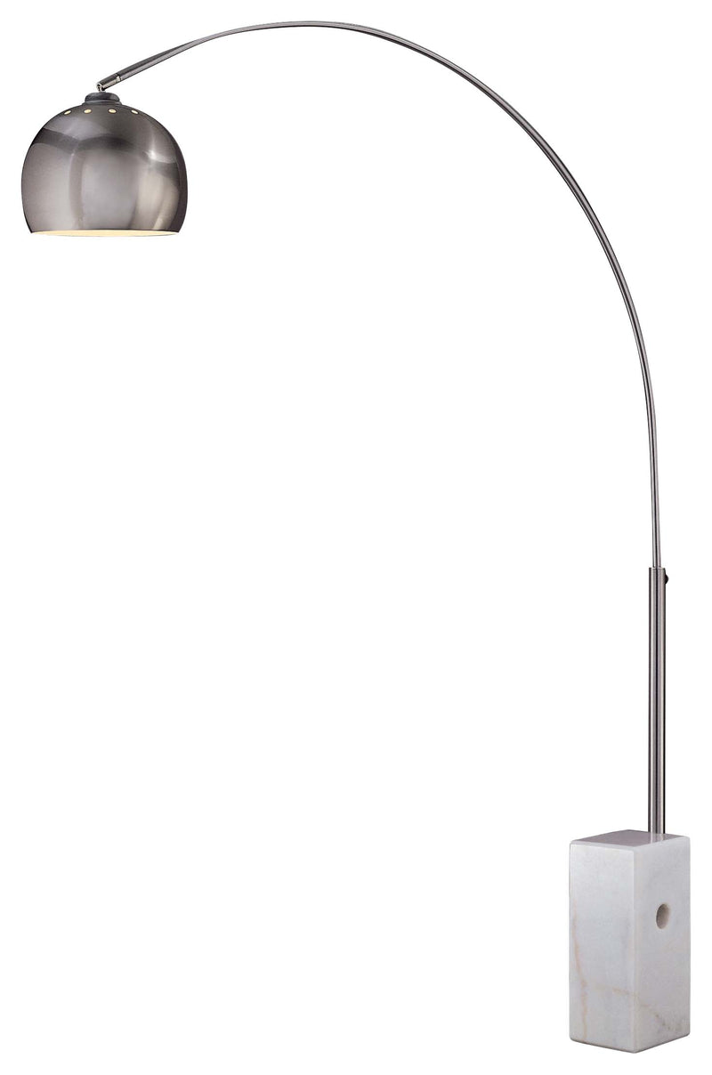 George Kovacs P054-084 LED Arc Floor Lamp, Brushed Nickel