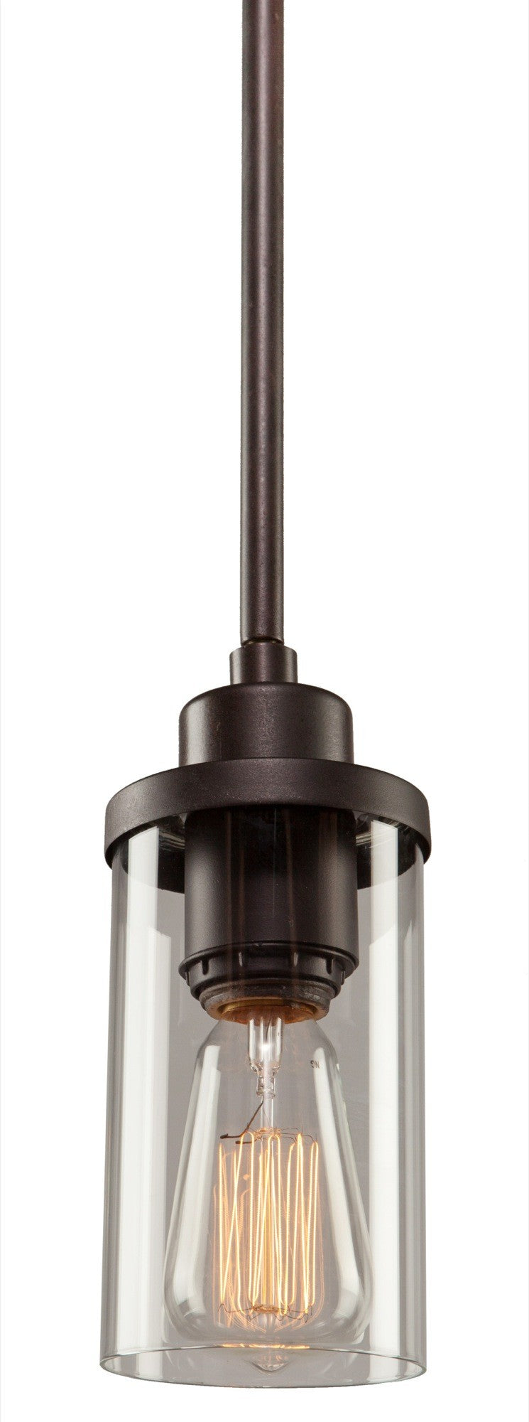 Artcraft AC10001 One Light Pendant, Oil Rubbed Bronze