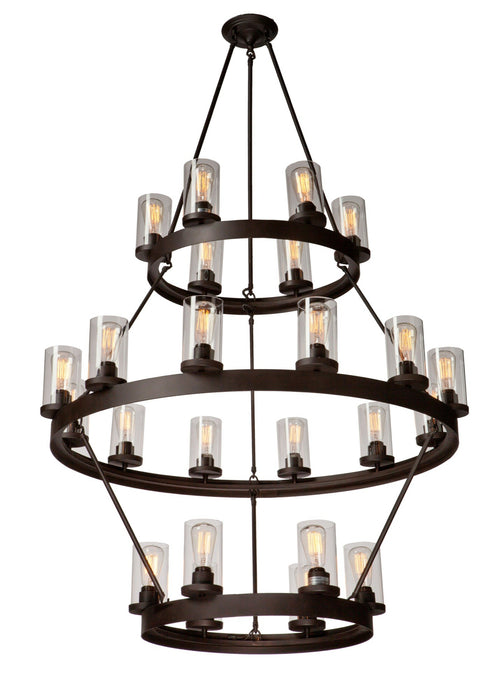 Artcraft AC10004 24 Light Chandelier, Oil Rubbed Bronze