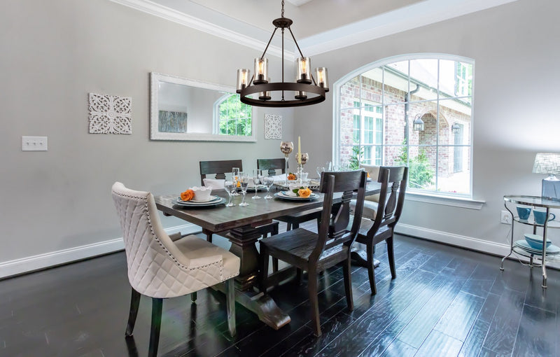 Artcraft AC10006 Six Light Chandelier, Oil Rubbed Bronze