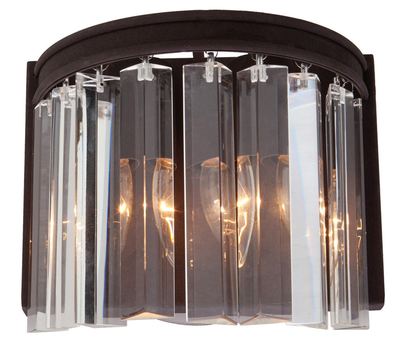Artcraft AC10402JV Two Light Wall Mount, Java Brown