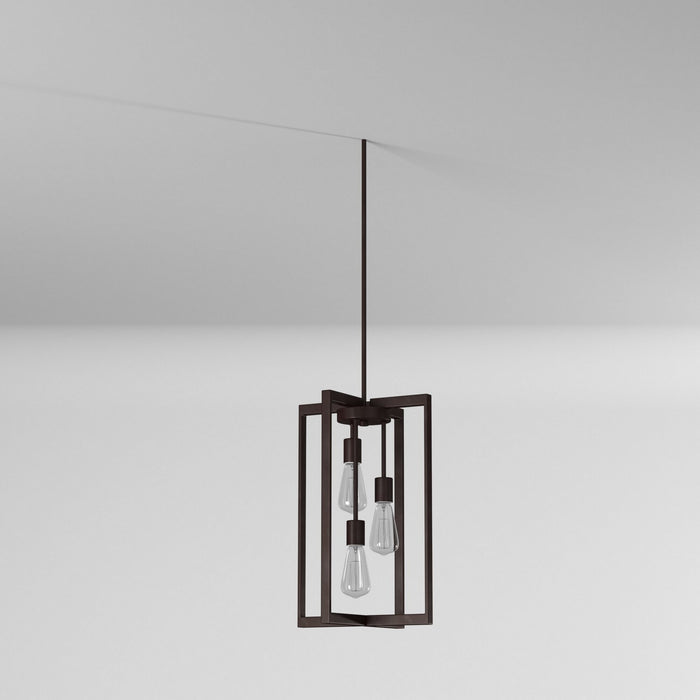 Artcraft AC10413 Three Light Chandelier, Oil Rubbed Bronze