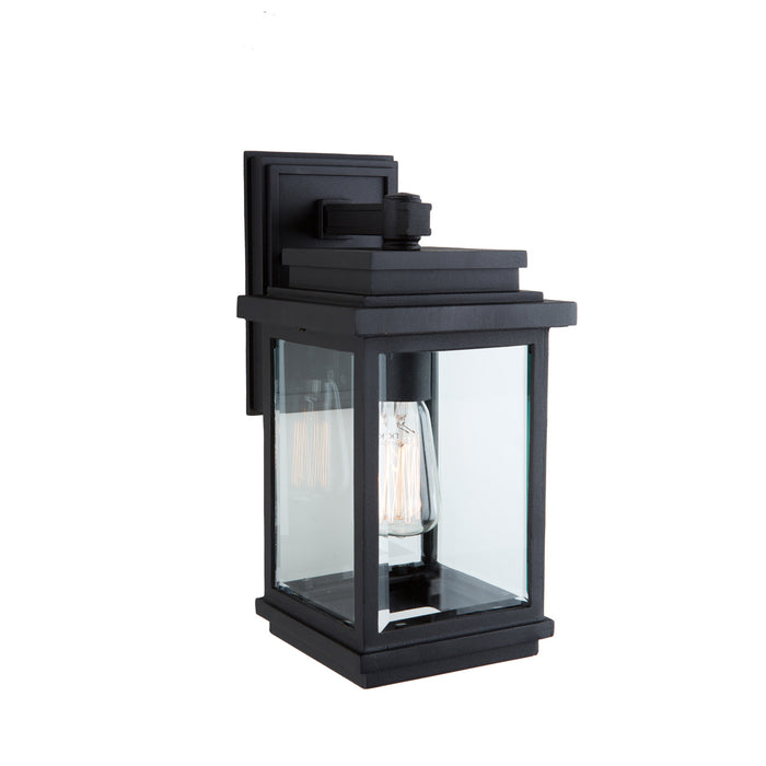 Artcraft AC8290BK One Light Outdoor Wall Mount, Black