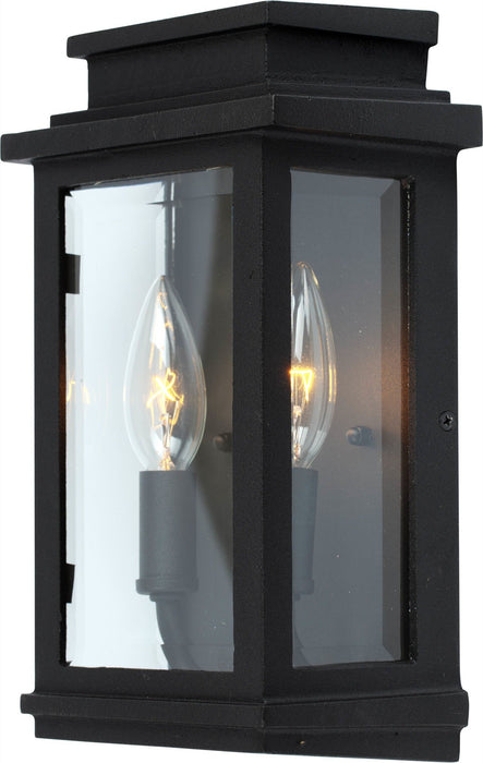 Artcraft AC8291BK Two Light Outdoor Wall Mount, Black