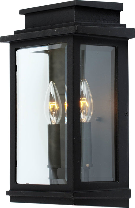 Artcraft AC8391BK Two Light Outdoor Wall Mount, Black