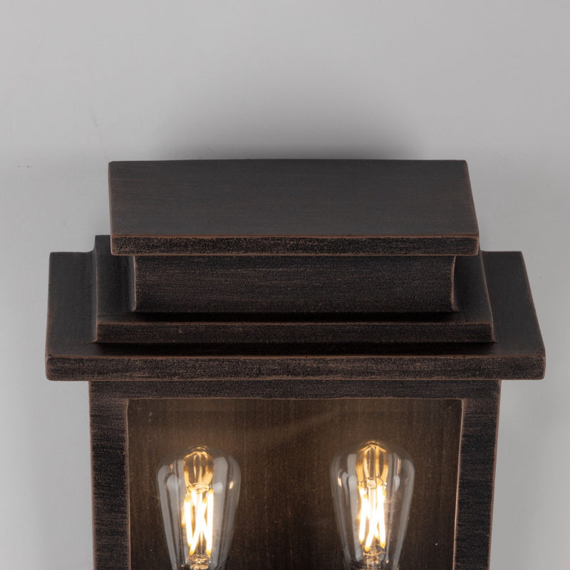 Artcraft AC8391ORB Two Light Outdoor Wall Mount, Oil Rubbed Bronze