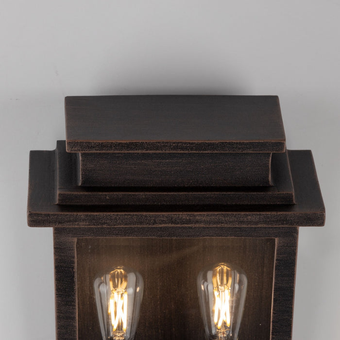Artcraft AC8391ORB Two Light Outdoor Wall Mount, Oil Rubbed Bronze