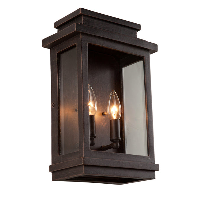 Artcraft AC8391ORB Two Light Outdoor Wall Mount, Oil Rubbed Bronze
