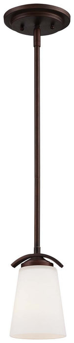 Minka-Lavery 4961-284 One Light Mini Pendant, Vintage Bronze