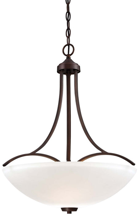 Minka-Lavery 4964-284 Three Light Pendant, Vintage Bronze