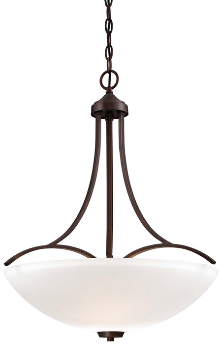 Minka-Lavery 4964-284 Three Light Pendant, Vintage Bronze
