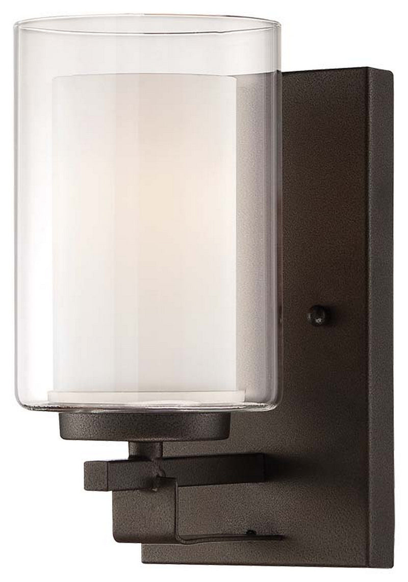 Minka-Lavery 6101-172 One Light Bath, Smoked Iron