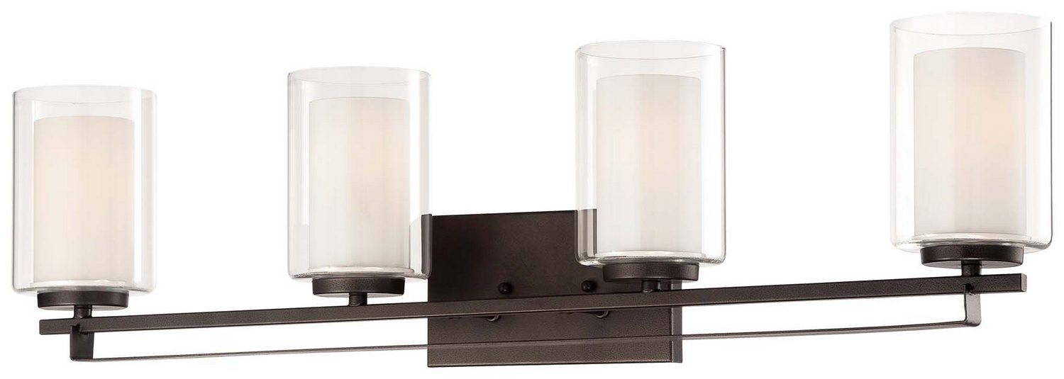 Minka-Lavery 6104-172 Four Light Bath, Smoked Iron