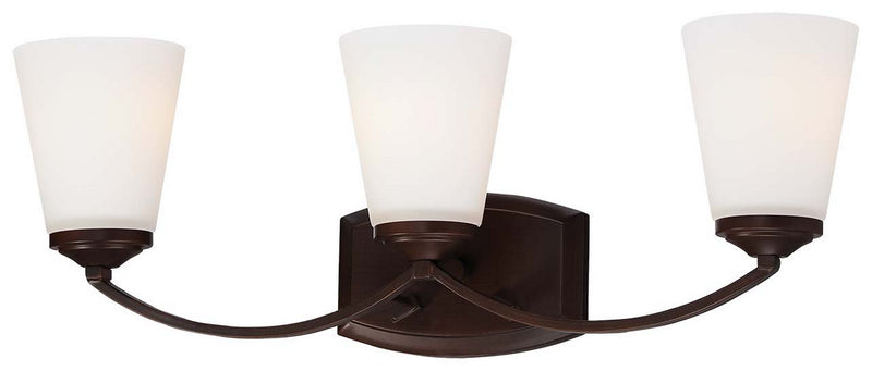 Minka-Lavery 6963-284 Three Light Bath, Vintage Bronze