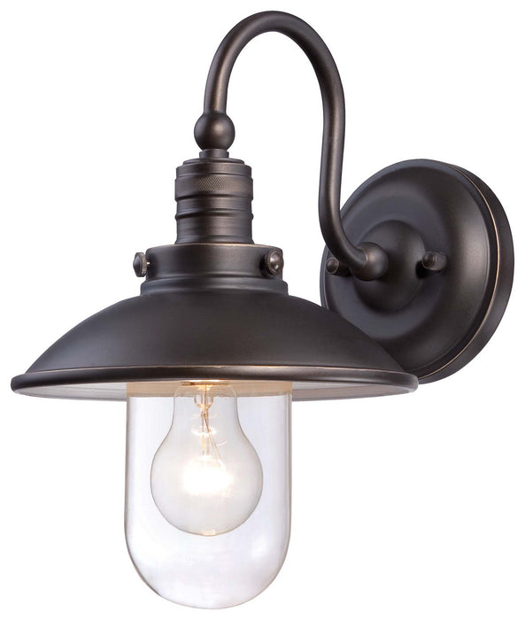 Minka-Lavery 71163-143C One Light Wall Mount, Oil Rubbed Bronze W/ Gold Highlights