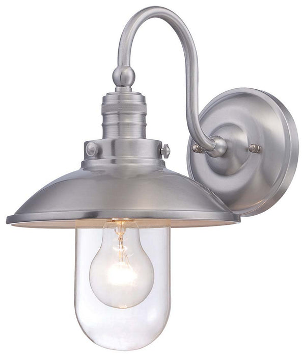 Minka-Lavery 71163-A144 One Light Wall Mount, Brushed Stainless Steel