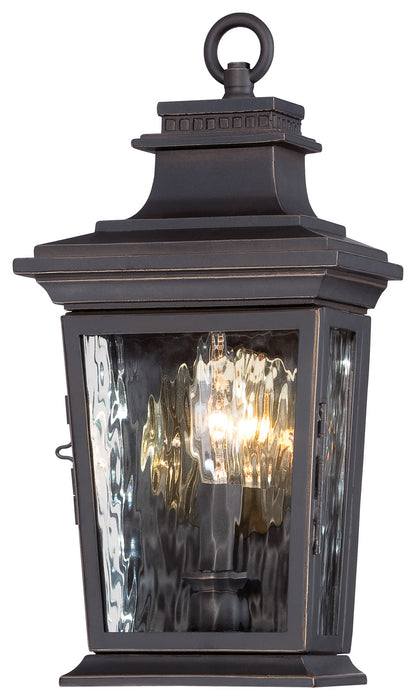 Minka-Lavery 73001-143C One Light Pocket Lantern, Oil Rubbed Bronze W/ Gold Highlights