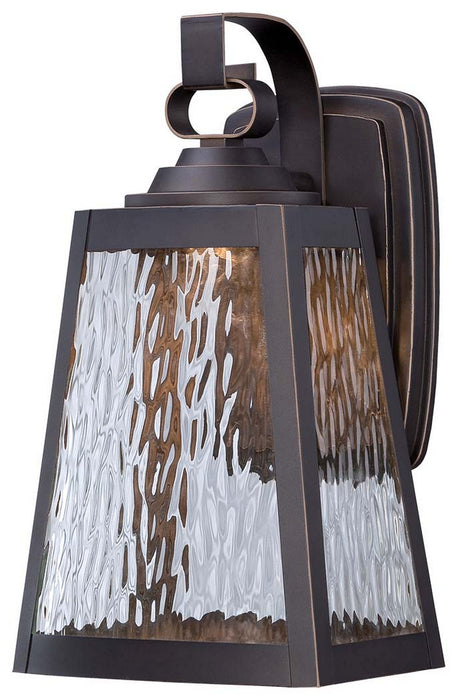 Minka-Lavery 73102-143C-L LED Outdoor Wall Mount, Oil Rubbed Bronze W/ Gold Highlights