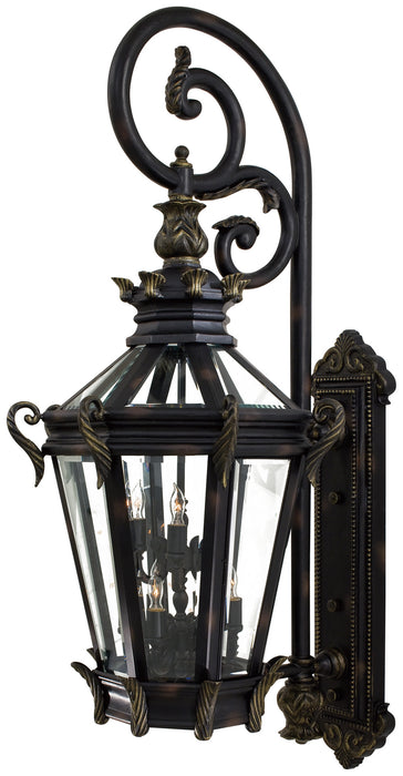 Minka-Lavery 9091-95 Nine Light Wall Mount, Heritage W/ Gold Highlights