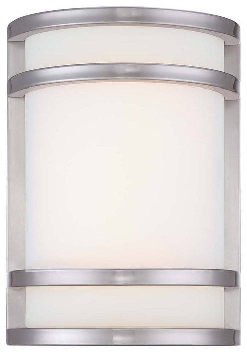 Minka-Lavery 9801-144-L LED Outdoor Pocket Lantern, Brushed Stainless Steel
