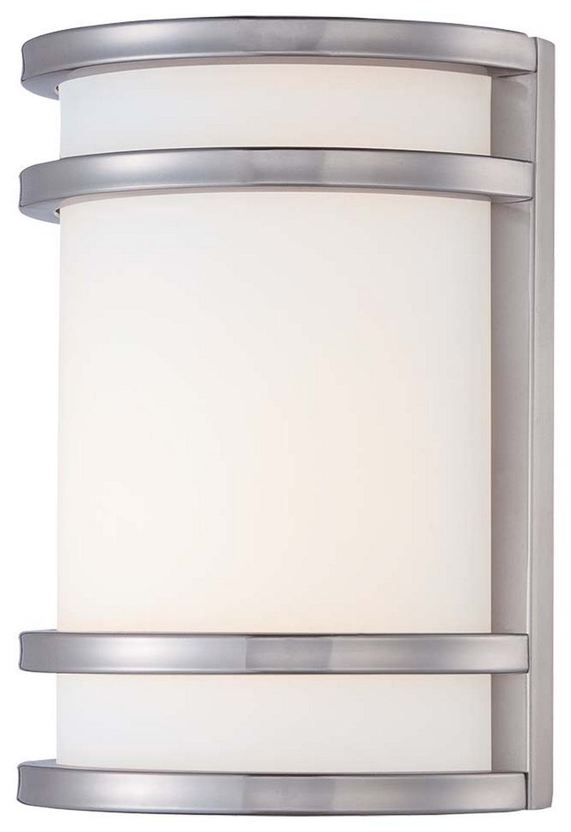 Minka-Lavery 9801-144-L LED Outdoor Pocket Lantern, Brushed Stainless Steel