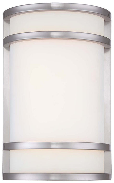 Minka-Lavery 9802-144-L LED Outdoor Pocket Lantern, Brushed Stainless Steel