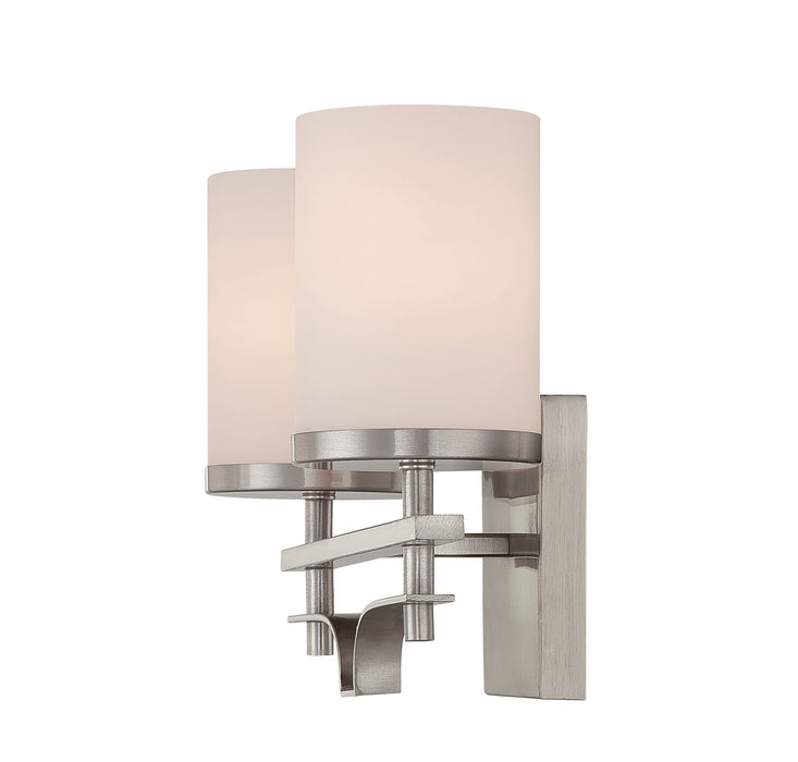 Savoy House 8-338-2-SN Two Light Bath Bar, Satin Nickel