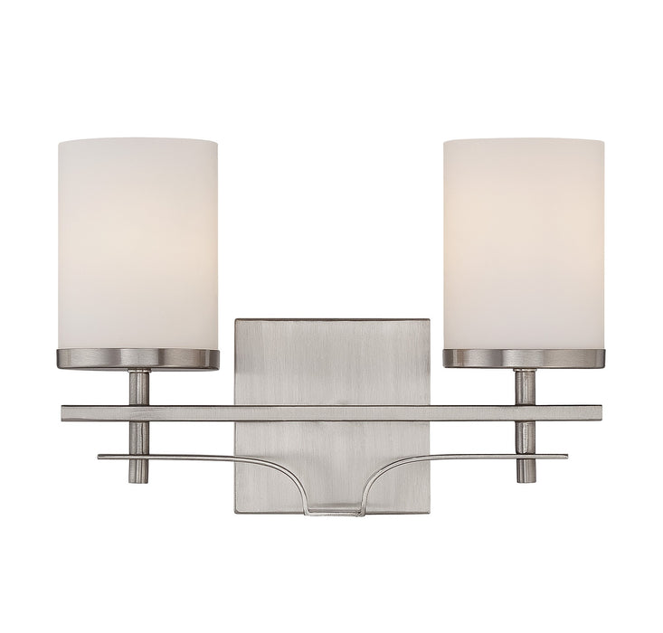 Savoy House 8-338-2-SN Two Light Bath Bar, Satin Nickel