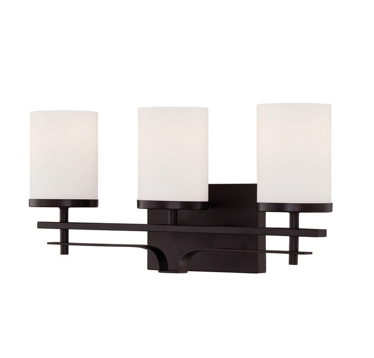 Savoy House 8-338-3-13 Three Light Bath Bar, English Bronze