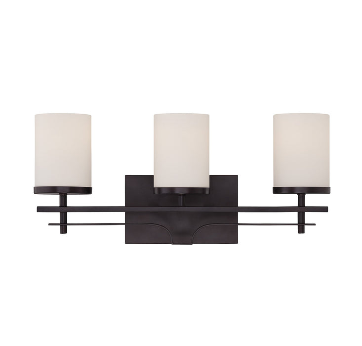 Savoy House 8-338-3-13 Three Light Bath Bar, English Bronze