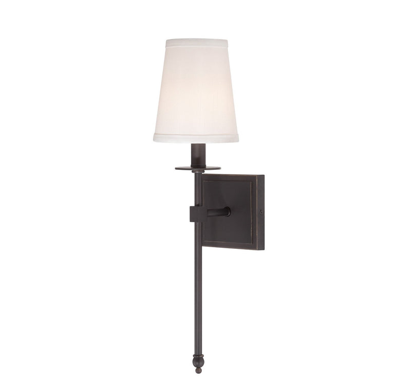 Savoy House 9-302-1-44 One Light Wall Sconce, Classic Bronze