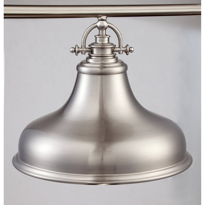 Quoizel ER353BN Three Light Island Chandelier, Brushed Nickel
