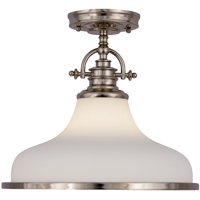 Quoizel GRT2814BN One Light Pendant, Brushed Nickel