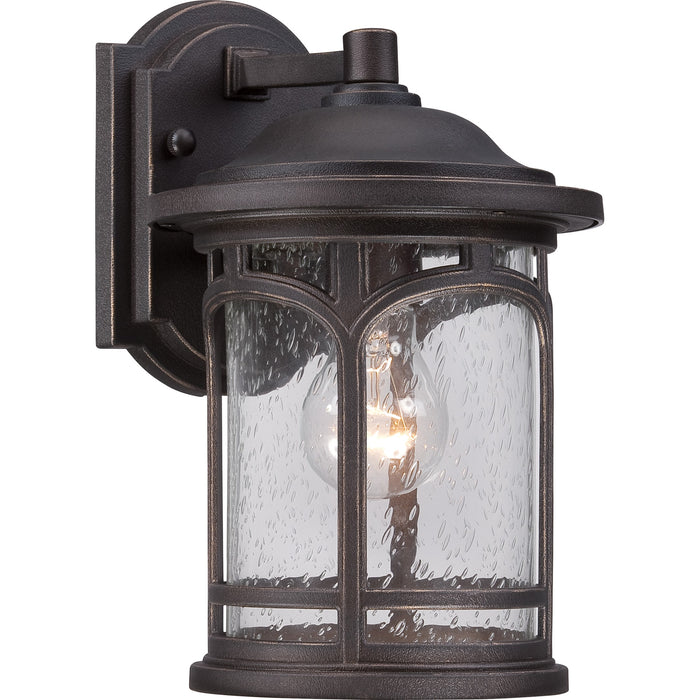 Quoizel MBH8407PN One Light Outdoor Wall Lantern, Palladian Bronze