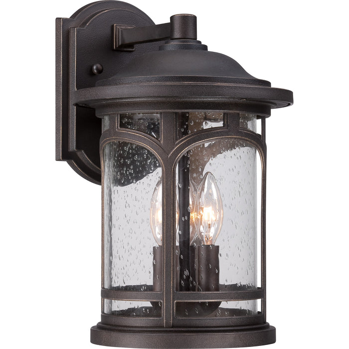 Quoizel MBH8409PN Three Light Outdoor Wall Lantern, Palladian Bronze