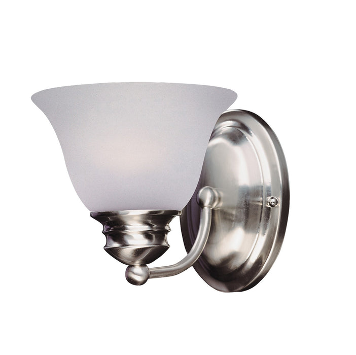 Maxim 2686FTSN One Light Wall Sconce, Satin Nickel