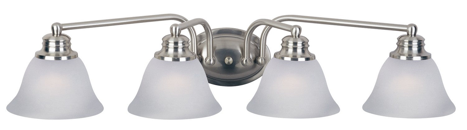 Maxim 2689FTSN Four Light Bath Vanity, Satin Nickel