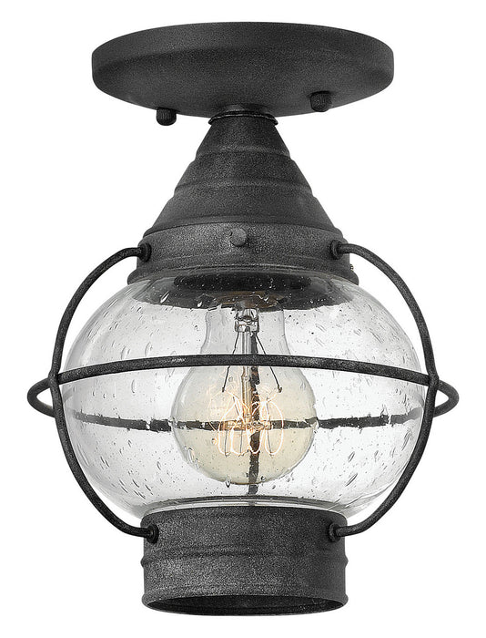 Hinkley 2203DZ LED Flush Mount, Aged Zinc