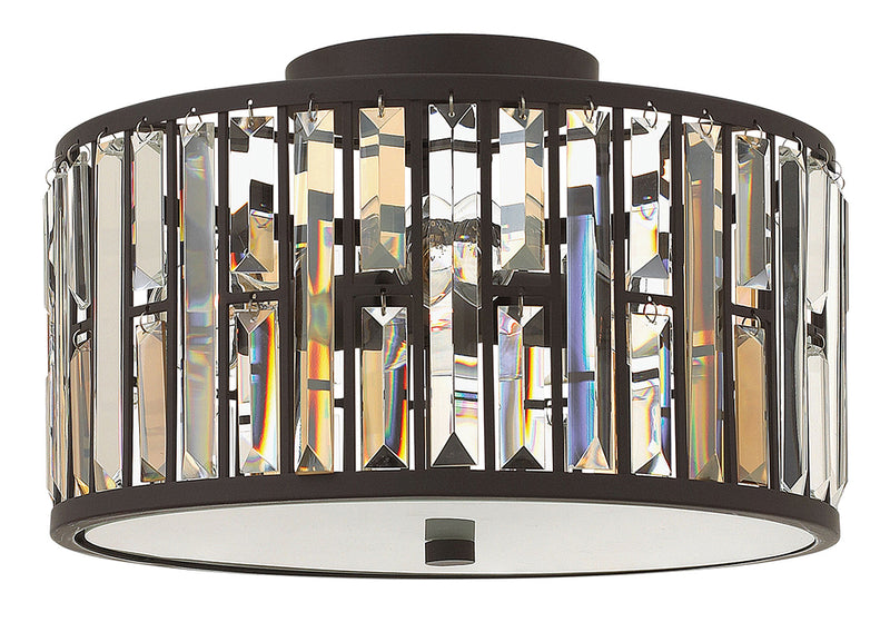 Fredrick Ramond FR33731VBZ LED Flush Mount, Vintage Bronze
