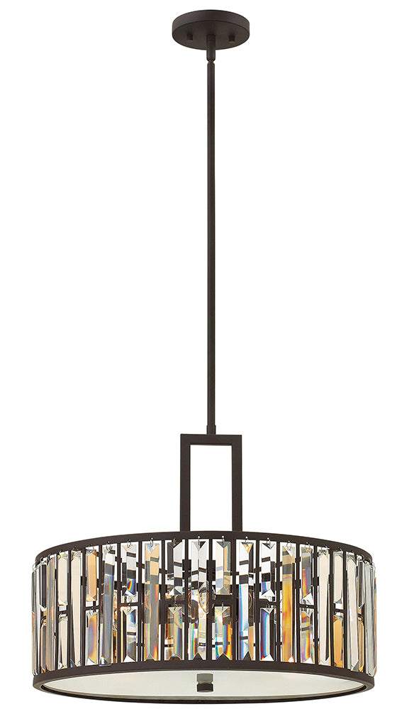 Fredrick Ramond FR33735VBZ LED Foyer Pendant, Vintage Bronze