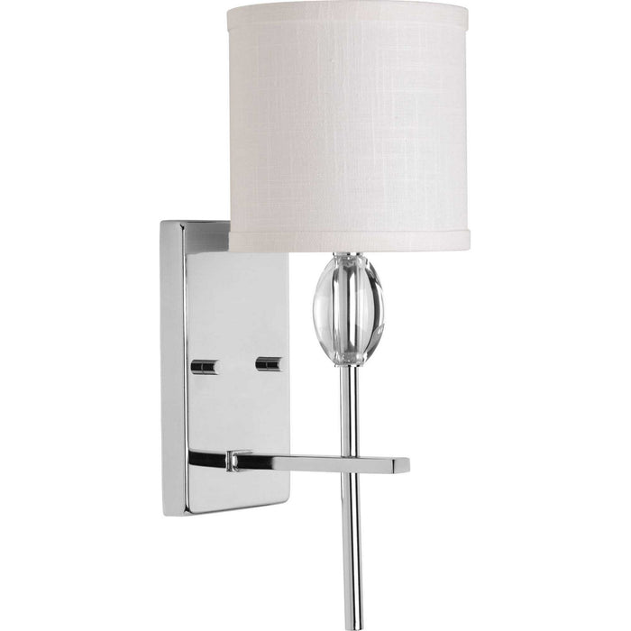 Progress Lighting P2060-15 One Light Bath Bracket, Polished Chrome