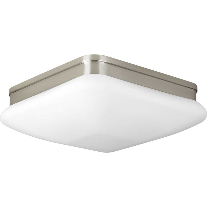 Progress Lighting P3511-09 Two Light Flush Mount, Brushed Nickel